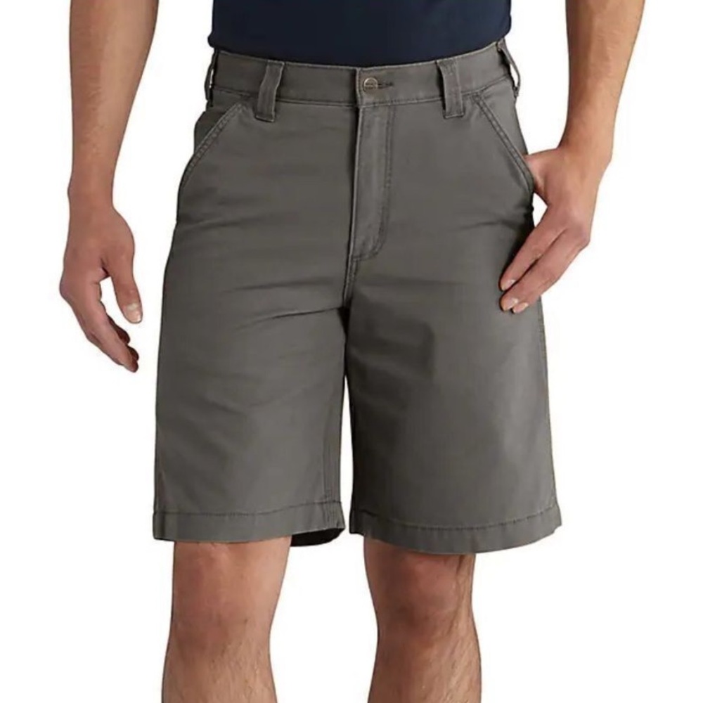 Carhartt Men's Flat Front Shorts in Olive